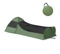 Mosquito Net Tent, Mosquito Net Tent for Camping, Portable Pop-Up Single Person with Storage Pouch, 2-Second Setup Outdoor Mesh Tents for Backpacking, Hiking, Travel Green