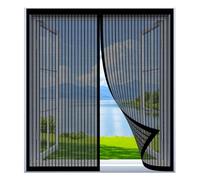 Mosquito Net Window Frame 60 x 110 cm Easy Installation No Drilling Or Screwing Fly Window Screen Mesh for Windows Nets to Keep Bugs Out, Black