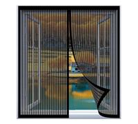 Mosquito Net Window Frame 75 x 123 cm Easy Installation No Drilling Or Screwing Adjustable DIY Window Screen for Windows Nets to Keep Bugs Out, Black
