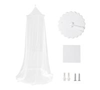 Mosquito Net with Hooks, Single Bed Double Bed Children Bed Mosquito Net, Bedspread, Fine Mesh Mosquito Net, Family Canopy Mosquito Net for Travel