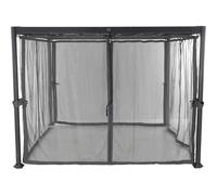 Mosquito Nets To Gazebo Florence 3x3m Gray 4er Set Polyester 32 G/M ² Insect