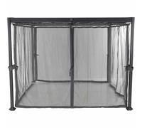 Mosquito Nets To Gazebo Florence 3x3m Gray 4er Set Polyester 32 G/M ² Insects