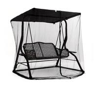 Mosquito Nets, Zippered Mosquito Net for 3-Seater Parasol Porch Swing Mosquito Net for Outdoor Garden Swing Balcony Travel Camping Swing Chair