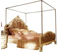 Mosquito Netting Frame for Bed Canopy, Stainless Steel Bracket for Twin to King Size Beds, 4 Corner Post System