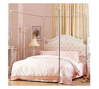 Mosquito Netting Frame, Stainless Steel Canopy Bracket for Four Corner Bed, Fits Twin to King Size Bed, Includes Anti Shake Tool