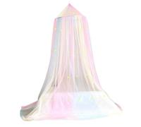 Mosquito Protection, Bed Canopy, Kids Bed Canopy with Glow-in-the-Dark Stars Breathable Net for Children's Room, Colorful, 315x90 Inch
