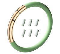 Mosquito Repellent Bracelet Magnetic Essential Oil Anti-Mosquito Bracelet with 6 Replacement Sticks for Camping Climbing Fishing for Kids Adults