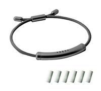 Mosquito Repellent Bracelet, Mosquito Bands with 6 Replacement Sticks for Adults, Kids & Babies, Natural Plant Essential Oil Mosquito Repellent Wristband, Up to 720Hours (Midnight Black)