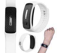 Mosquito Repellent Bracelet, Ultrasonic Mosquitoes Repeller Bracelet 3 Modes Rechargeable, Adjustable Strap, Insect Repeller Wrist Band for Camping Hiking Fishing Outdoor Sports Kids Adult (White)