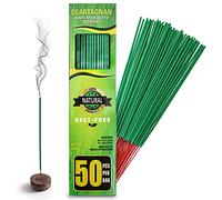Mosquito Repellent Incense Stick 50 Pieces per Box New Formula/Natural Ingredients Citronella Oil/Lemongrass Oil/Made with Natural Based Essential Oils - DEET Free