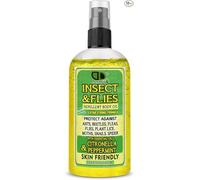 Mosquito Repellent, Insect Repellent, Fly & Tick Repellent Body Oil with Citronella & Peppermint Essential Oils for All Body Types DEET-Free. Safe for Pregnant Women & Kids. Travel Size (50ml Spray)