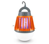 Mosquito Repellent Lamp Camping Lantern, USB Rechargeable LED Camping Light Mosquito Killer Lamp, IPX6 Waterproof Bug Zapper, Retractable Hook, Portable Insect Killer for Outdoor Tent Emergency