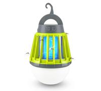 Mosquito Repellent Lamp Camping Lantern, USB Rechargeable LED Camping Light Mosquito Killer Lamp, IPX6 Waterproof Bug Zapper, Retractable Hook, Portable Insect Killer for Outdoor Tent Emergency