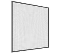 Mosquito Stop 23667 Insect Screen Window Insect Screen Aluminium Frame Tension Frame Window Can Be Shortened Individually 120 x 150 cm Anthracite