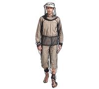 Mosquito Suit,4Pcs Net Bug Pants & Jacket w/Hood,Translucent Mesh Bug Suit for Outdoor Protection from Bugs,Flies,Gnats(L/XL)