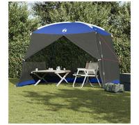 Camping Gazebo Azure Blue Polyester 320x320x218cm Waterproof Mesh Tent +CarryBag