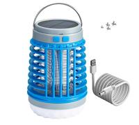 Mosquito Zapper, Mozz Guard Zap Guardian - 2Pcs Portable 3 in 1 Cordless Mosquito Lamp for Outdoor, Solar Powered for Home Garden, Camping, Picnic - Orange Color