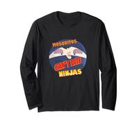 Mosquitos Can't Bite Ninjas Shirt Funny Saying Ninja Kung Fu Long Sleeve T-Shirt