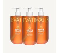Moss & Adams Elevating Hand Wash - Hydrating Formula - Includes Vitamin B5 - Elderflower, Gardenia and Pear Fragrance - Liquid Hand Soap - Multipack 3 x 400ml