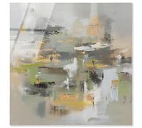 Moss Agate I Acrylic Print Abstract Wall Decor by Art Remedy, Ready to Hang, 12 x 12