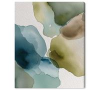 Moss and Mineral Forms V Canvas Print Nature Decor by Art Remedy, Gallery Wrapped, 20 x 24