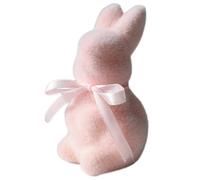 Moss Bunny - Covered Rabbit Figurine, Green Artificial Statue, Craftsmanship, Versatile Display Functionality, Living Room Desktop Accent, Small Tabletop Shelf Accessory