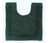 (Moss Green, Pedestal Mat) Luxury Reversible Cotton Bath Mat