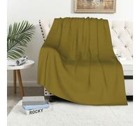 Moss Green Premium Flannel Fleece Blanket-280/320 Gsm Heavyweight, All-Over Print, Single-Sided, Soft Warm,Luxury Bedding Throw For Home,Bed,Couch