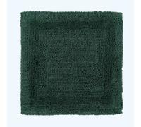 (Moss Green, Shower Mat) Luxury Reversible Cotton Bath Mat