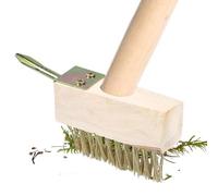 Moss Removal Tool for Pavers - Weeding Wire Brush Paver Brush,Grout Remover Tool, Multifunctional 45 Degree Angle, Manual Weeding for Home Yard Garden, Deck Paver