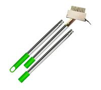 Moss Remover Brush - 2 in 1 Manual Hard Bristle Manual Crevice Weeding Tool Heavy Duty Crevice Weeding Tool Garden Weeding Scrupter for Lawn Garden