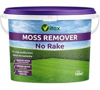Moss Remover for Lawns - Kills Moss, Feeds Grass for 3 Months, Greener Lawn in 7 Days - 100m² Coverage - No Raking Required