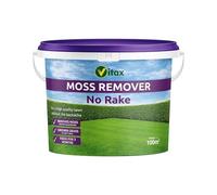 Moss Remover & Lawn Feed - Dual Action Moss Control and Lawn Fertiliser, Natural Moss-Eating Bacteria, No Raking Needed, Greener Healthier Lawns, Feeds Up to 3 Months (Single Pack)