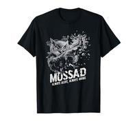 Mossad Israel Israeli Secret Service Menorah Tel Aviv T-Shirt