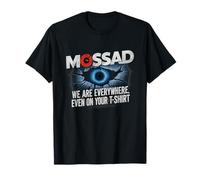 Mossad Israel Israeli Secret Service Menorah Tel Aviv T-Shirt