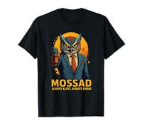 Mossad Israel Israeli Secret Service Menorah Tel Aviv T-Shirt