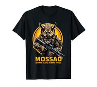 Mossad Israel Israeli Secret Service Menorah Tel Aviv T-Shirt