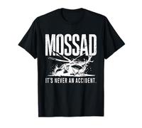 Mossad Israel Israeli Secret Service Menorah Tel Aviv T-Shirt