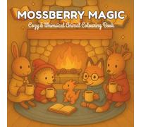 Mossberry Magic: Cozy & Whimsical Animal Colouring Book