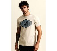 Mossimo Men's Back in the day T-Shirt in Natural | Size: Small Mossimo Natural S