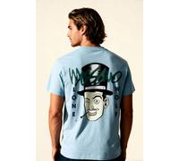 Mossimo Men's Lone Wolf T-Shirt in Blue | Size: 3XL Mossimo Blue 3XL