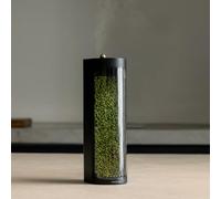 Mosslab Moss Air Humidifier for Live Mosses, Natural Air Enhancement, Terrarium Mode, Portable and Whisper Quiet, 320ml Tank (Black)