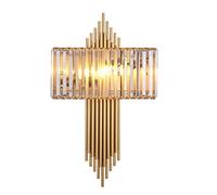 MOSSODOR E14 Modern K9 Crystal Mirror Stainless Steel Wall Lights Wall Lamps Sconce Night Light Lamps Fixtures Lights for Hallway Bedside Living Room - 90cm