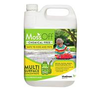 MossOff Patio & Multi-Surface Concentrate, 5L - Eco-Friendly Moss & Algae Remover for Patios, Drives - Treats up to 70sqm - Child, Pet & Plant Safe - Superior to Chemicals, Easy Application