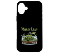 Mossy Leap Frog Terrarium Naturecore Jungle Case for iPhone 16 Plus