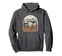 Mossy Oak An Off Season Doesn’t Exist Deer In Forest Logo Pullover Hoodie, Adult Unisex, Dark Heather Grey, Small