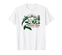 Mossy Oak Fishing Built For The Bite Fish Logo T-Shirt