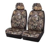 Mossy Oak Front Camo Seat Covers Low Back - Made with Premium Rip-Stop Oxford Fabric, Airbag Compatible, Universial Fit Most Bucket Seats - Official Licensed Product