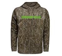 Mossy Oak Men's Camo Hunting Hoodies Performance Fleece Logo, Bottomland Brand, 3XL