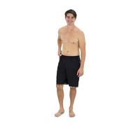 Mossy Oak Men's Cargo Swimwear Board Shorts, Black, XL